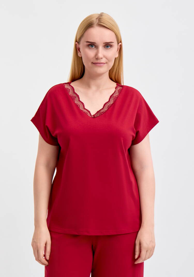 Майка с кружевом шир.  750, рис. 19