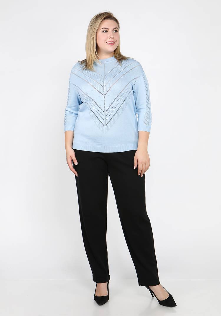 Джемпер ажурный со спущенным рукавом шир.  750, рис. 11