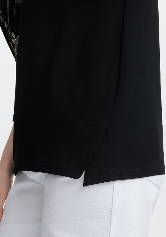 Блуза с принтом цветка и рукавом 3/4 шир.  580, рис. 12