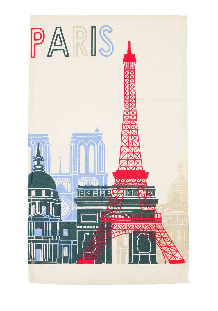 Комплект льняных полотенец  с принтом шир.  750, рис. 9