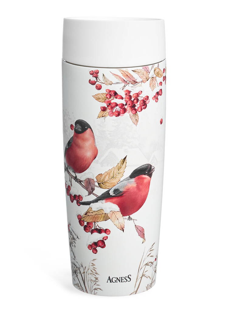 Термокружка Снегири шир.  750, рис. 2