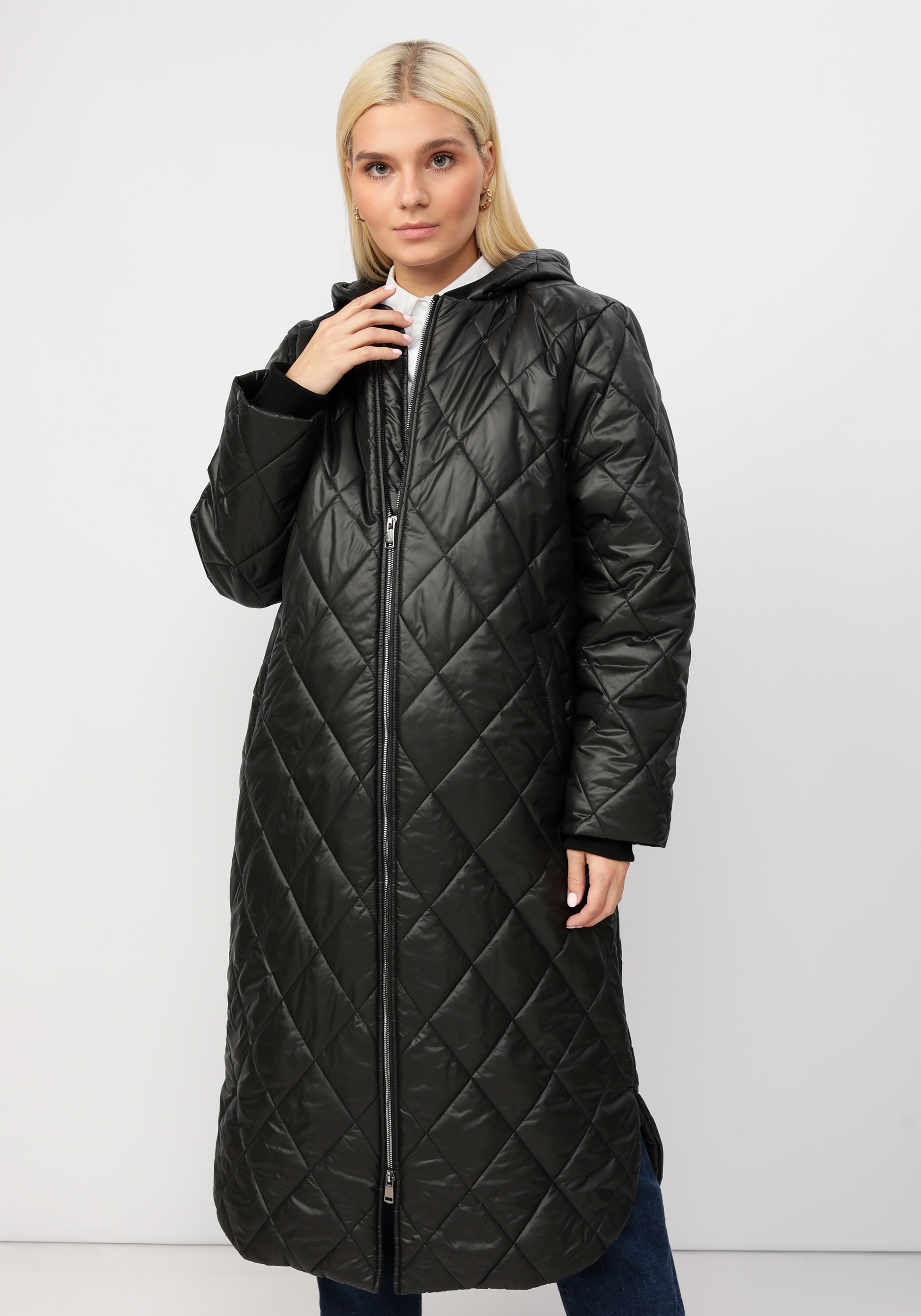 Пальто женское "Шерри" ZORY, цвет черный, размер 64-66 - фото 3