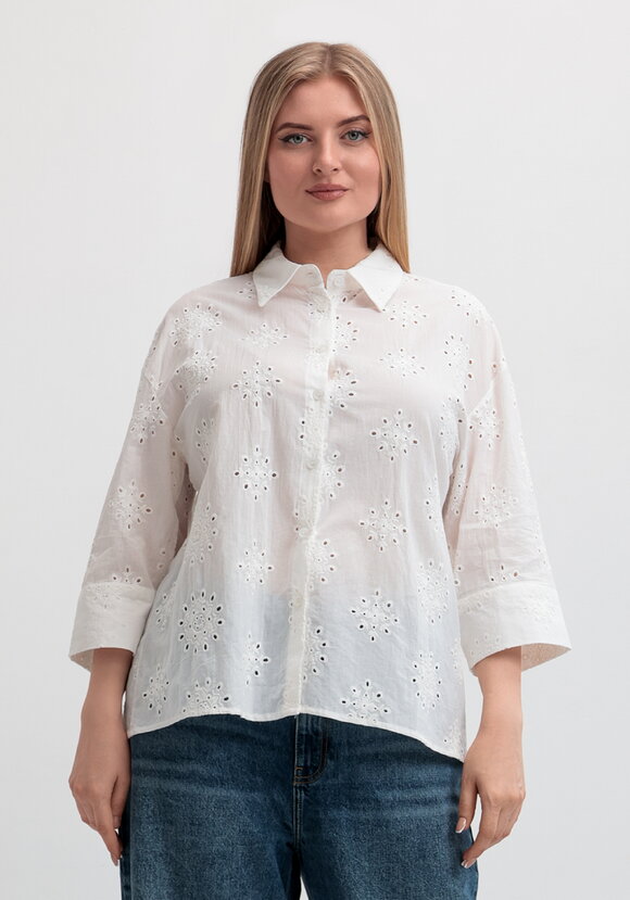 Блуза свободного кроя с шитьем шир.  580, рис. 4