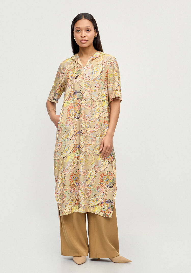 Платье изо льна Летний шик шир.  750, рис. 9