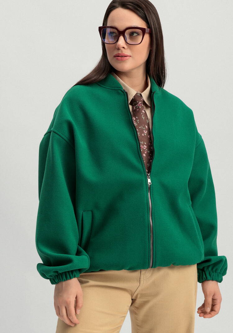 Бомбер свободного кроя на молнии шир.  750, рис. 34