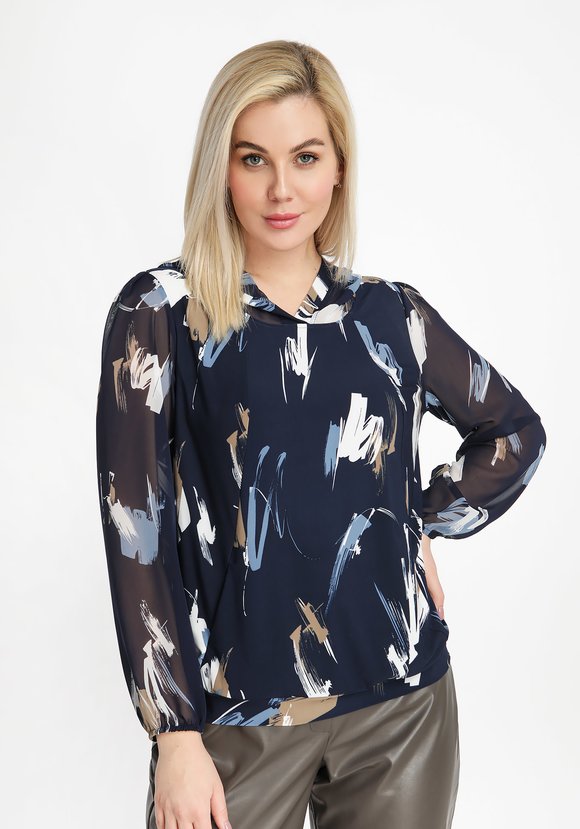 Блуза Удивительная история шир.  580, рис. 21