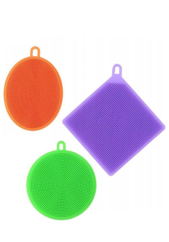 Набор из 6-ти силиконовых щеток-губок шир.  580, рис. 1