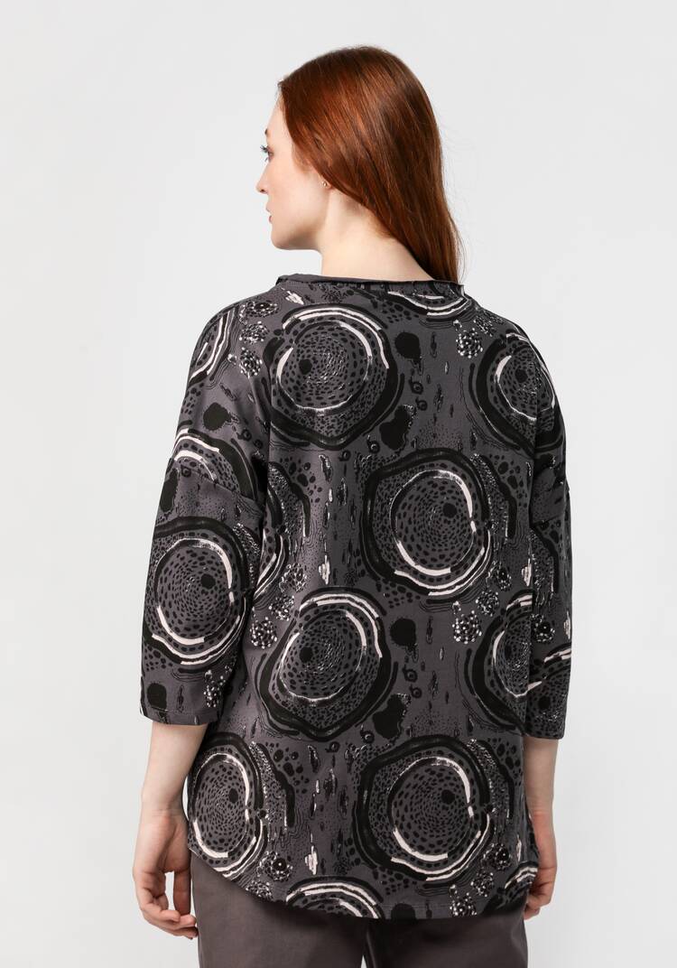 Джемпер с оригинальным орнаментом Моника шир.  750, рис. 28