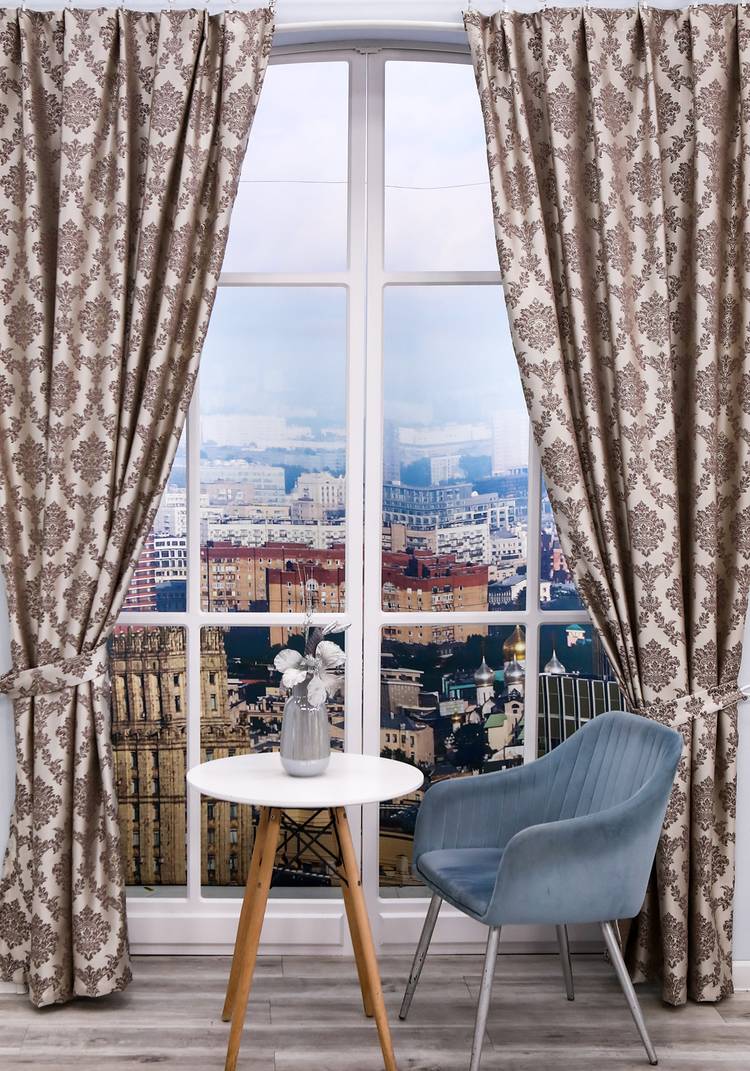 Портьеры с жаккардовым рисунком Верона шир.  750, рис. 4