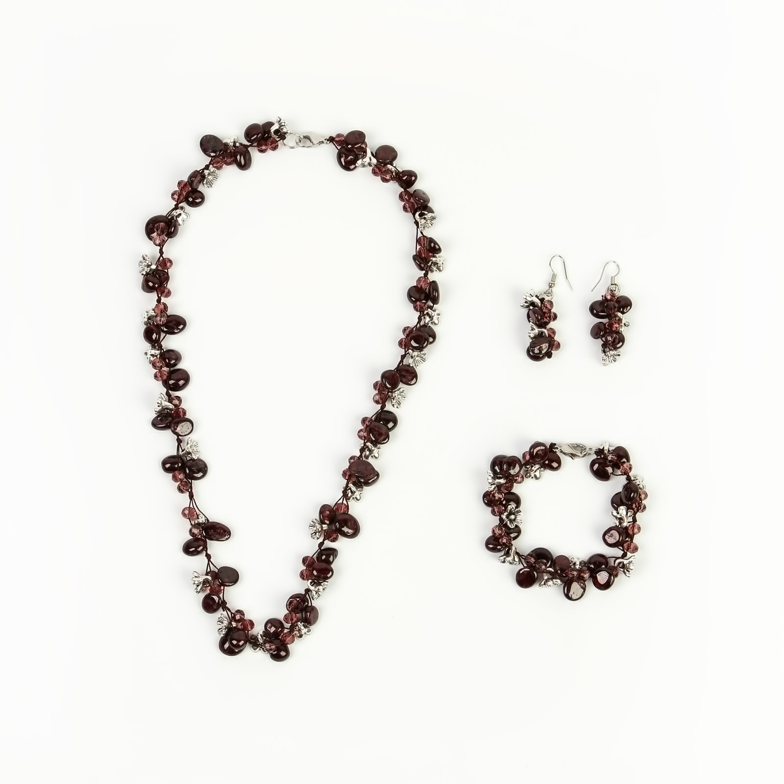 

Комплект украшений «Нежная нимфа», Коричневый