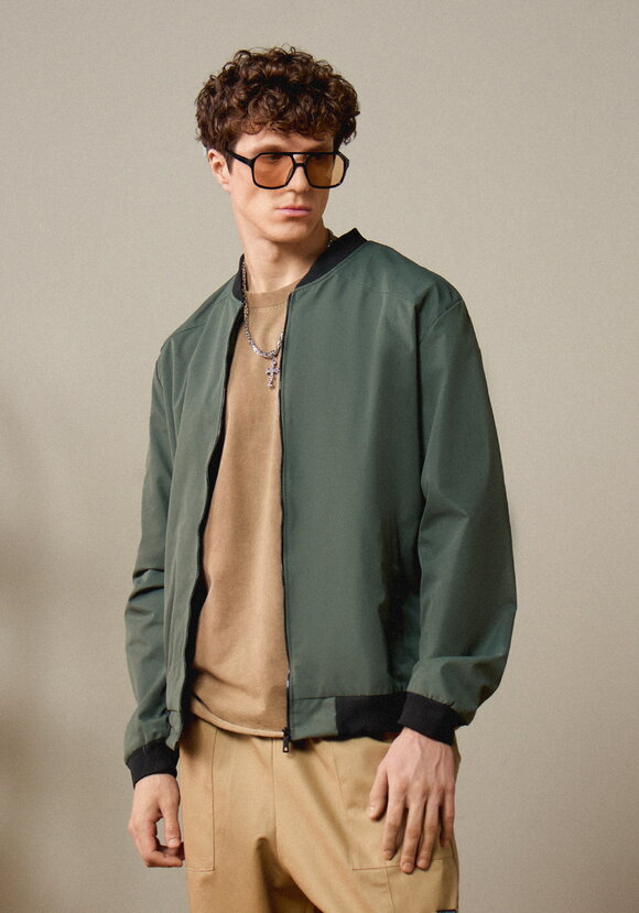 Бомбер мужской на молнии шир.  580, рис. 4