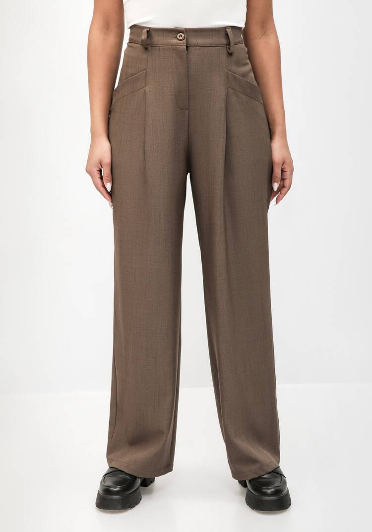 Брюки из натуральной смесовой ткани шир.  750, рис. 17