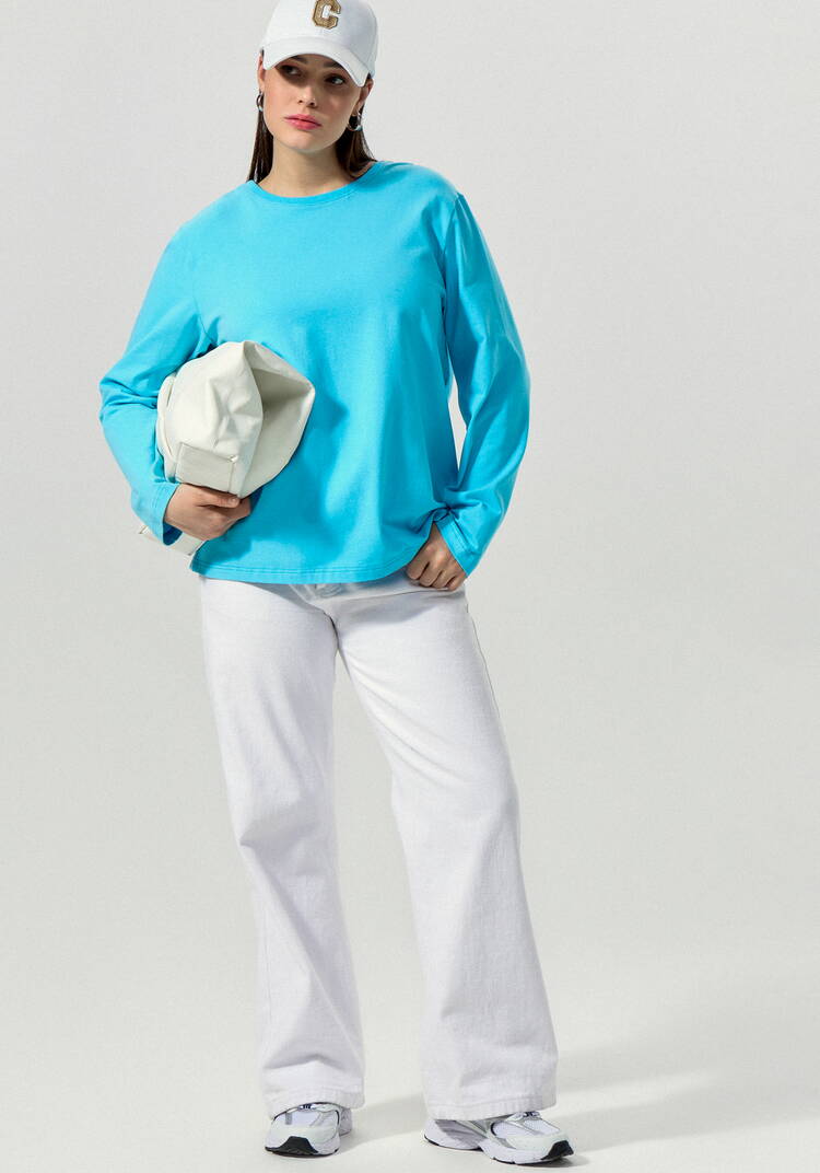 Лонгслив с круглой горловиной шир.  750, рис. 8