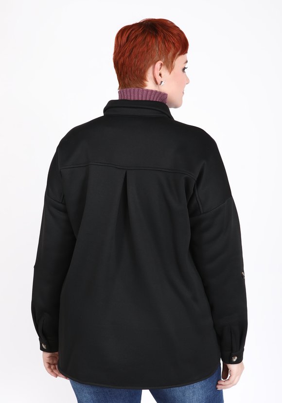 Рубашка удлиненная из футера с начесом шир.  580, рис. 19