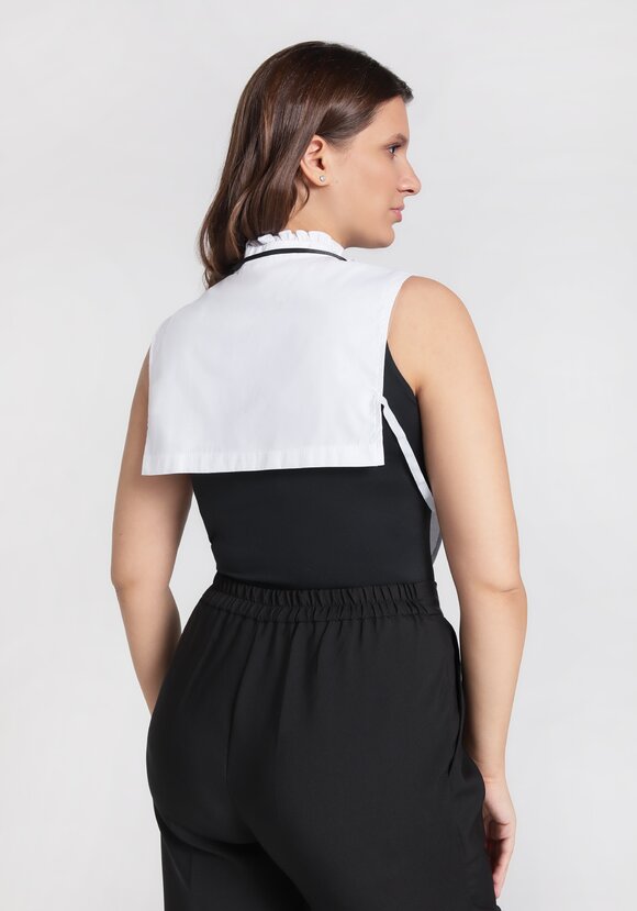 Манишка с воротником-стойкой шир.  580, рис. 3