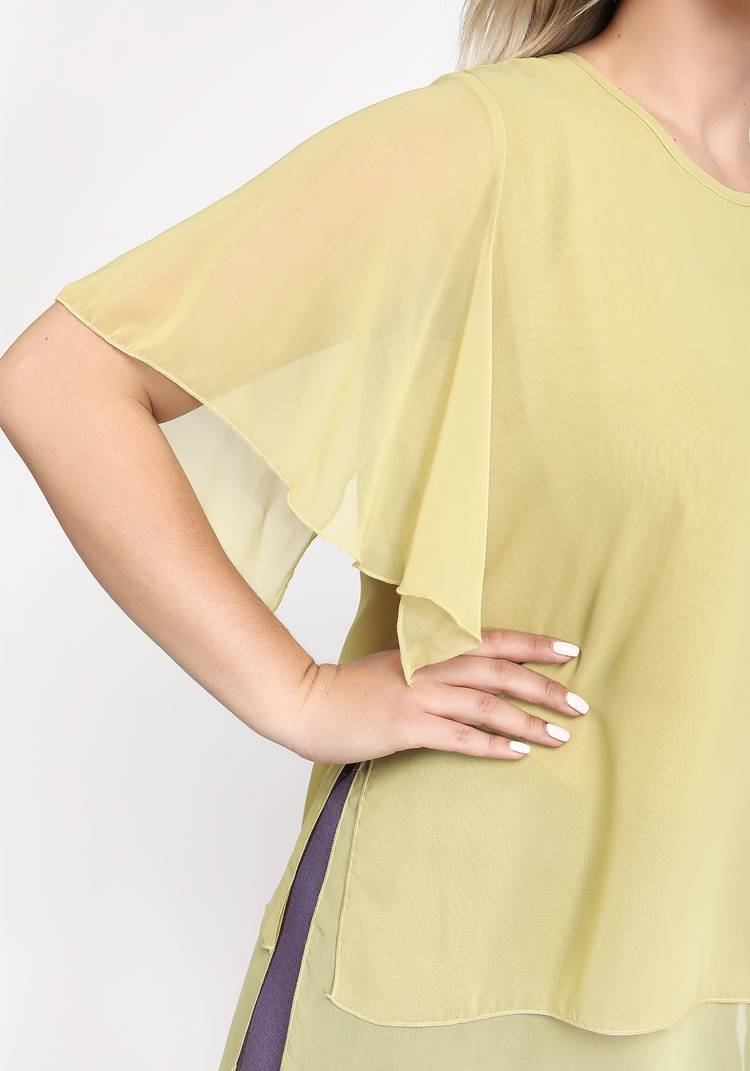 Блуза Яркая модница шир.  750, рис. 4