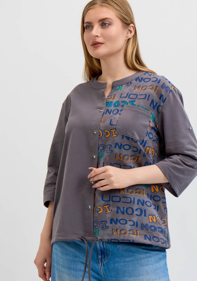 Блуза Настроение шир.  750, рис. 1