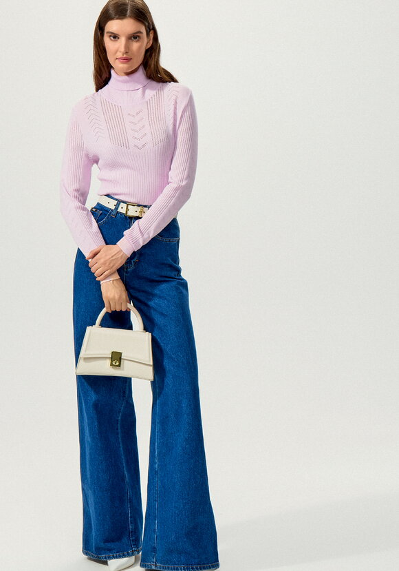 Водолазка из вискозы с узором шир.  580, рис. 14