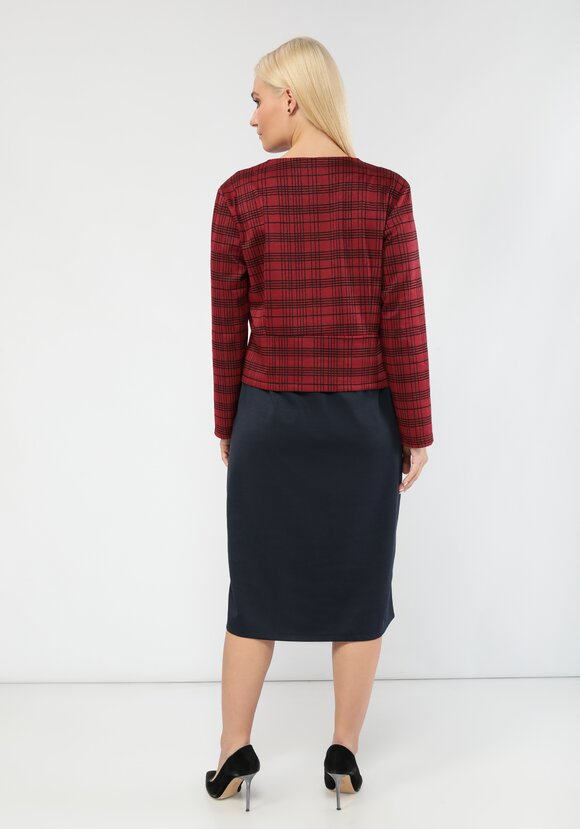 Платье с имитацией пиджака Барбара шир.  580, рис. 11