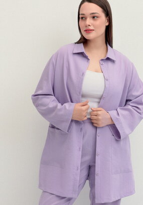 Рубашка на пуговицах свободного кроя