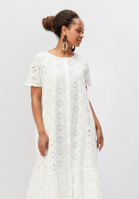 Платье ажурное с воланом шир.  580, рис. 10