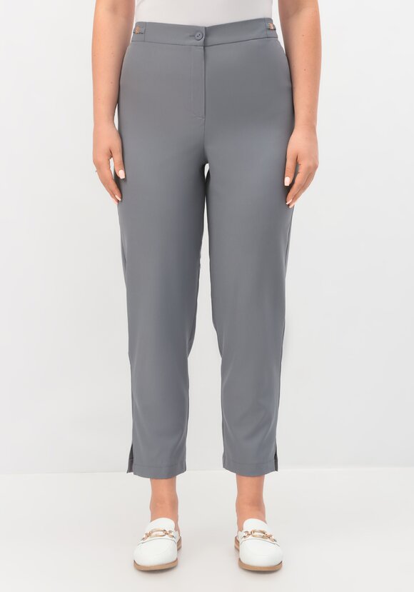 Брюки прямого силуэта 7/8 шир.  580, рис. 11