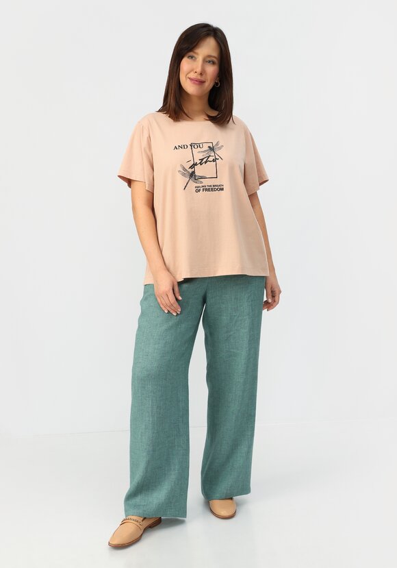 Футболка с дизайнерским принтом шир.  580, рис. 8