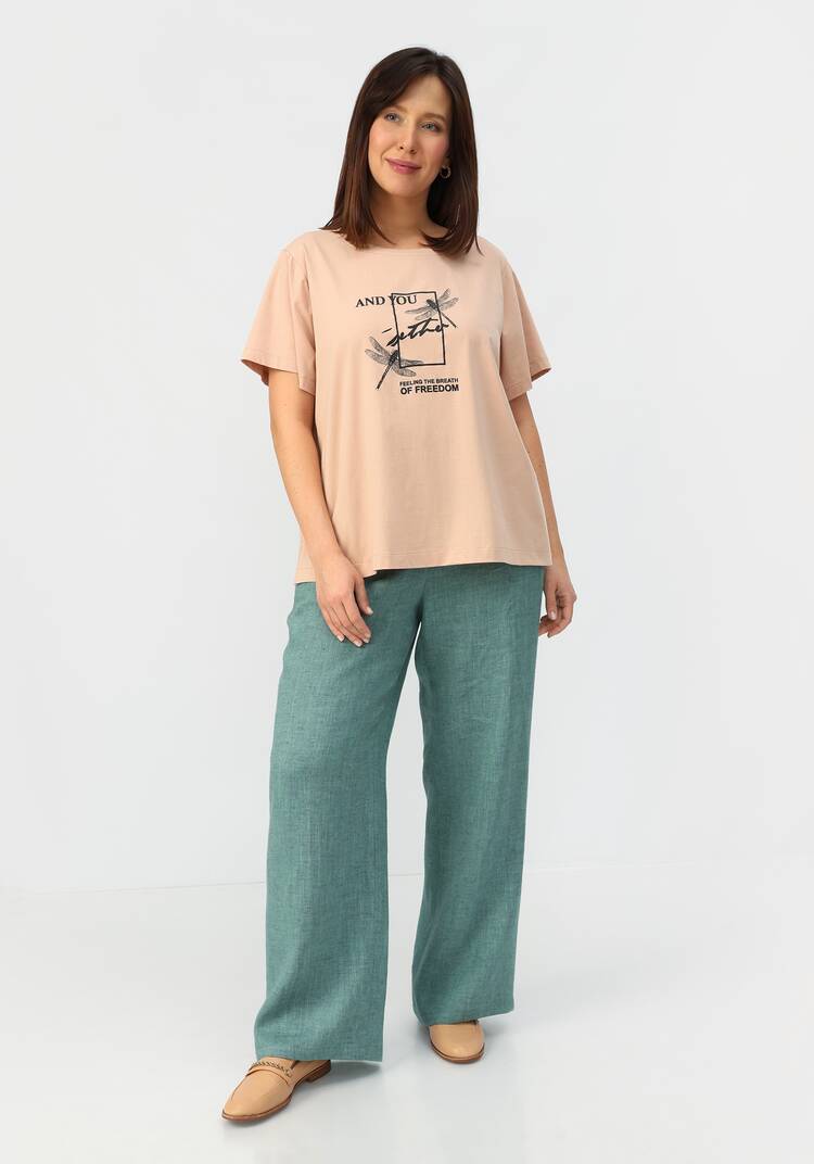 Футболка с дизайнерским принтом шир.  750, рис. 8