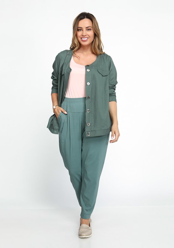 Брюки из бенгалина шир.  580, рис. 15