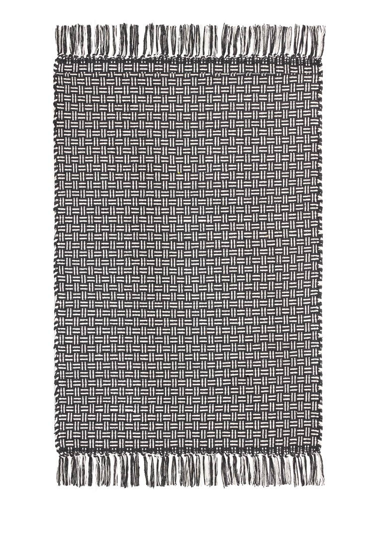 Коврик из хлопка с бахромой шир.  750, рис. 17