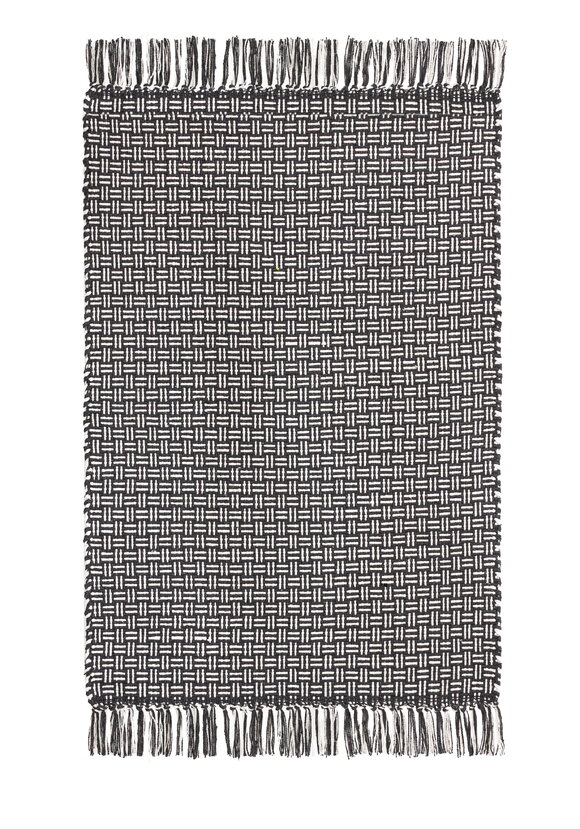 Коврик из хлопка с бахромой шир.  580, рис. 17