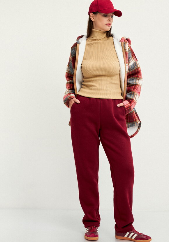 Брюки из футера с начёсом шир.  580, рис. 29