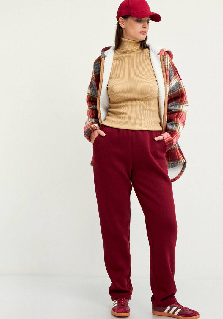 Брюки из футера с начёсом шир.  750, рис. 29