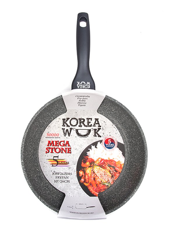 Сковорода KOREA WOK, c покрытием MEGA STONE шир.  580, рис. 6