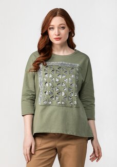 Джемпер Сверкающий принт