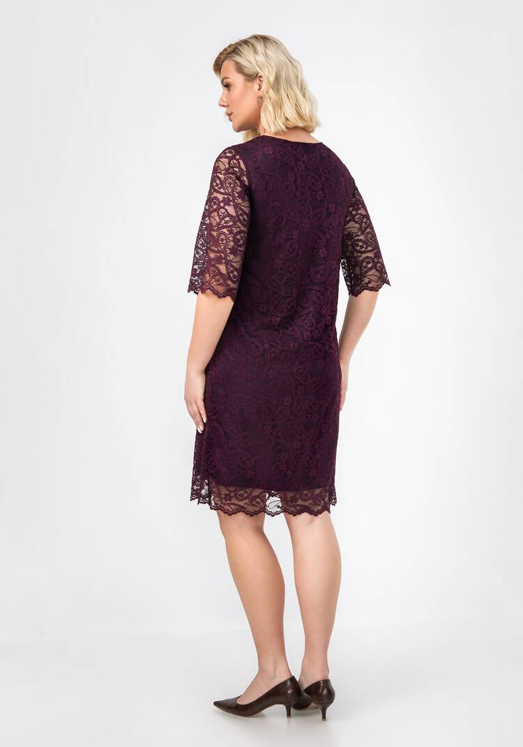 Платье из эластичного гипюра шир.  750, рис. 32