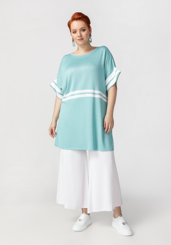 Туника с эффектными полосами шир.  580, рис. 2