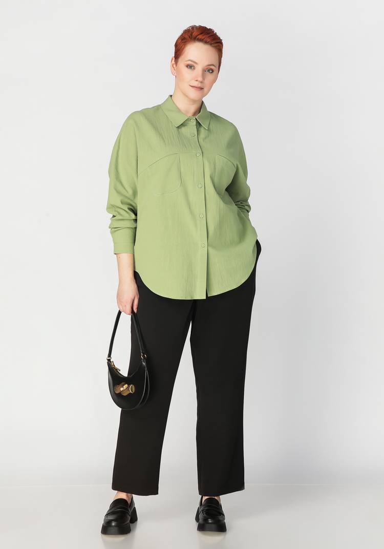 Рубашка с накладными карманами шир.  750, рис. 4