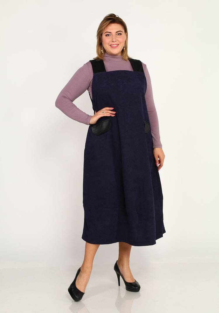 Сарафан вельветовый шир.  750, рис. 1