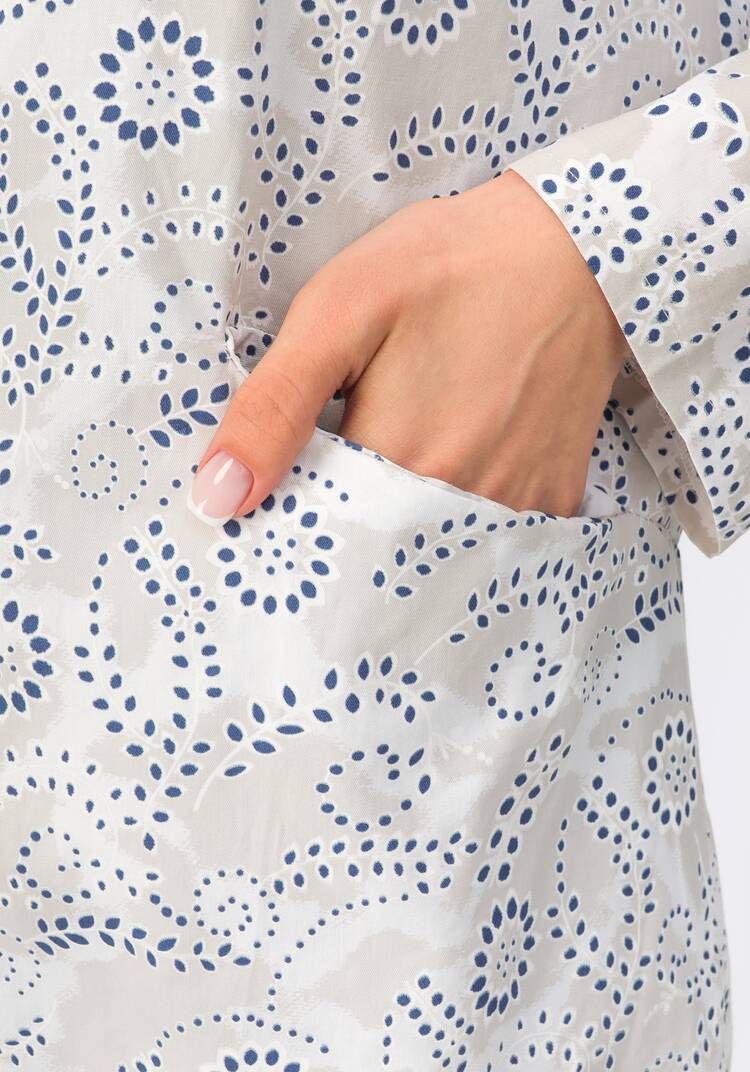 Ветровка с цветочным принтом шир.  750, рис. 12