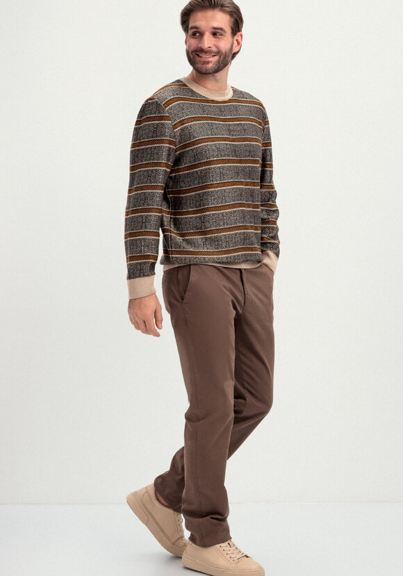 Джемпер в полоску с контрастными манжетами шир.  580, рис. 11