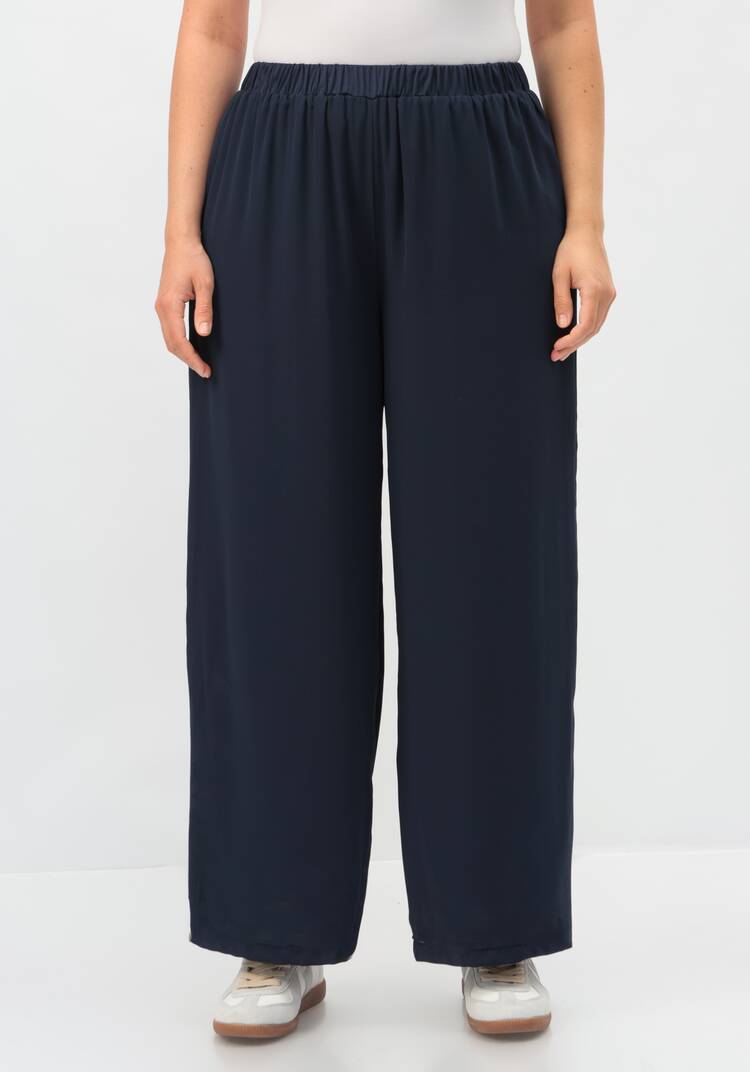 Брюки с резинкой на талии прямые шир.  750, рис. 20