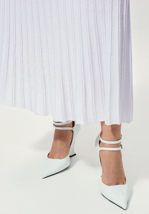 Юбка плиссе длины миди шир.  580, рис. 14