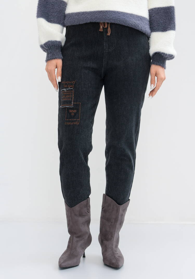 Джинсы Георгина шир.  750, рис. 9