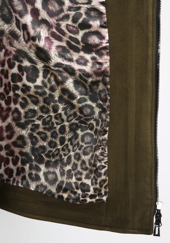 Куртка из экокожи на молнии шир.  580, рис. 16