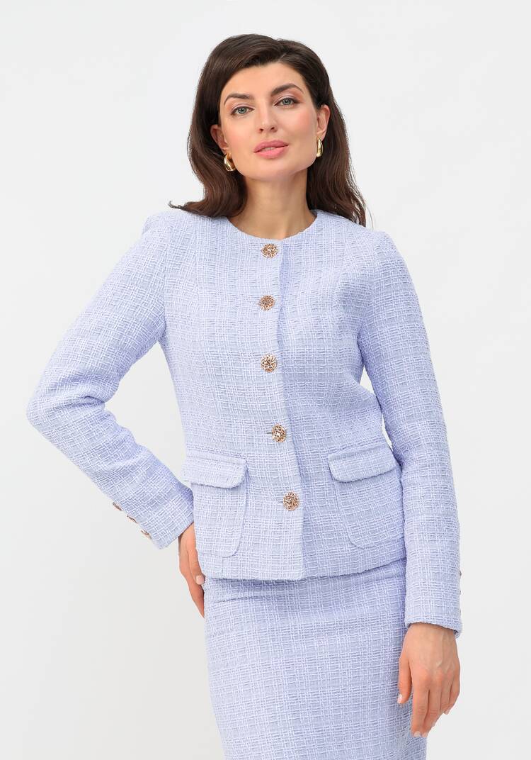 Жакет однобортный шир.  750, рис. 15