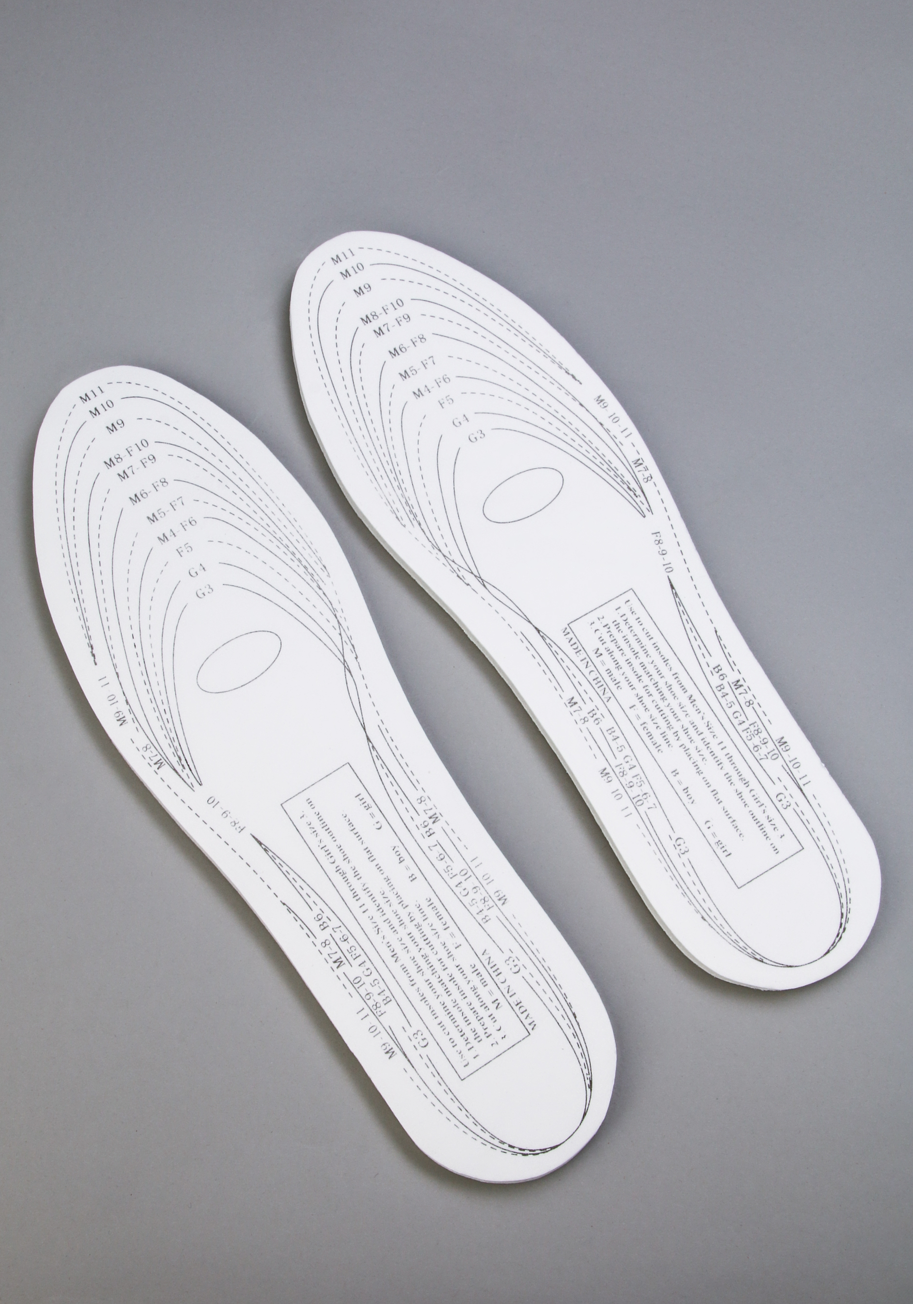 Стельки для обуви с эффектом памяти, 2 пары Bradex, цвет белый, размер универсальный