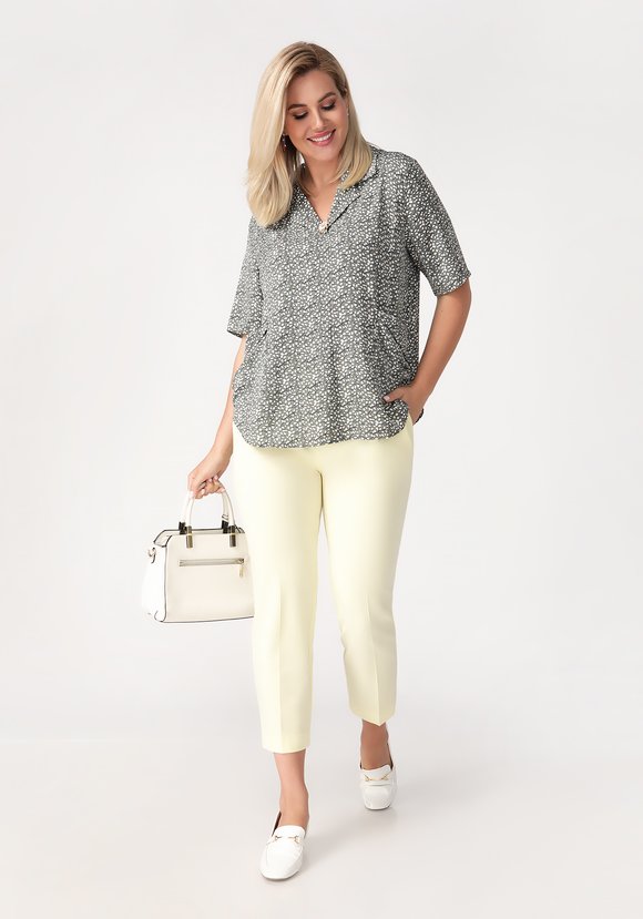 Блуза Прямой взгляд шир.  580, рис. 8