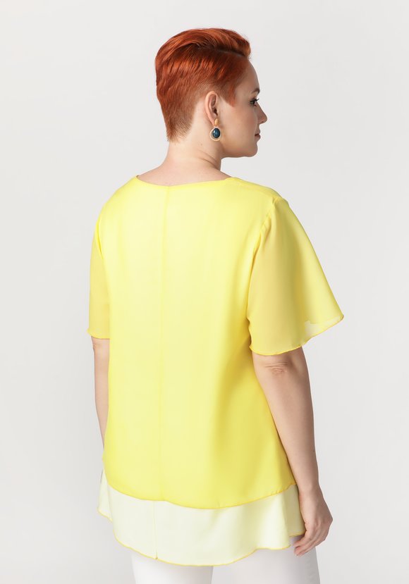 Блузка из шифона НОА шир.  580, рис. 2