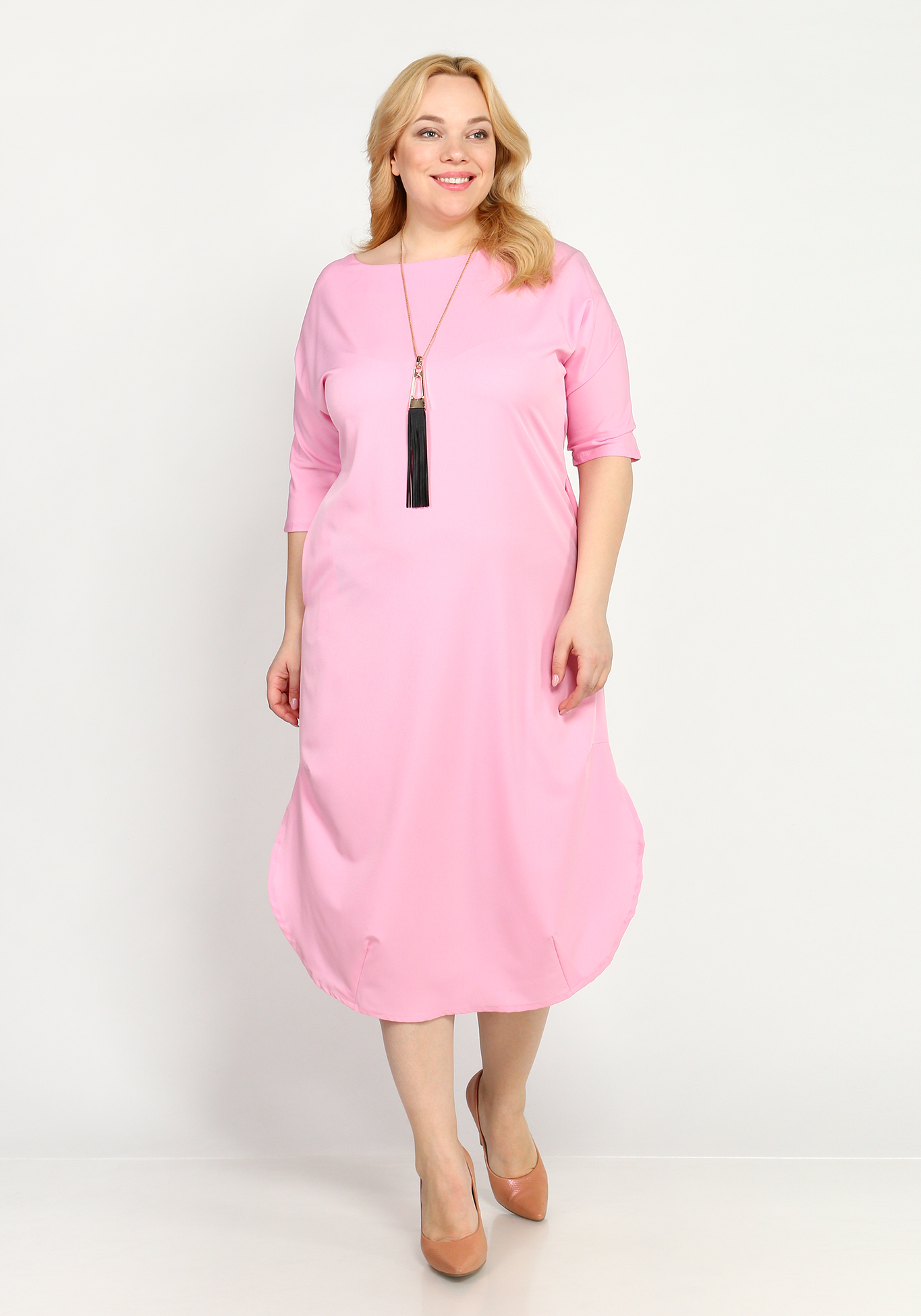 Платье "Ирина" Kumar collection, размер 50, цвет розовый - фото 1